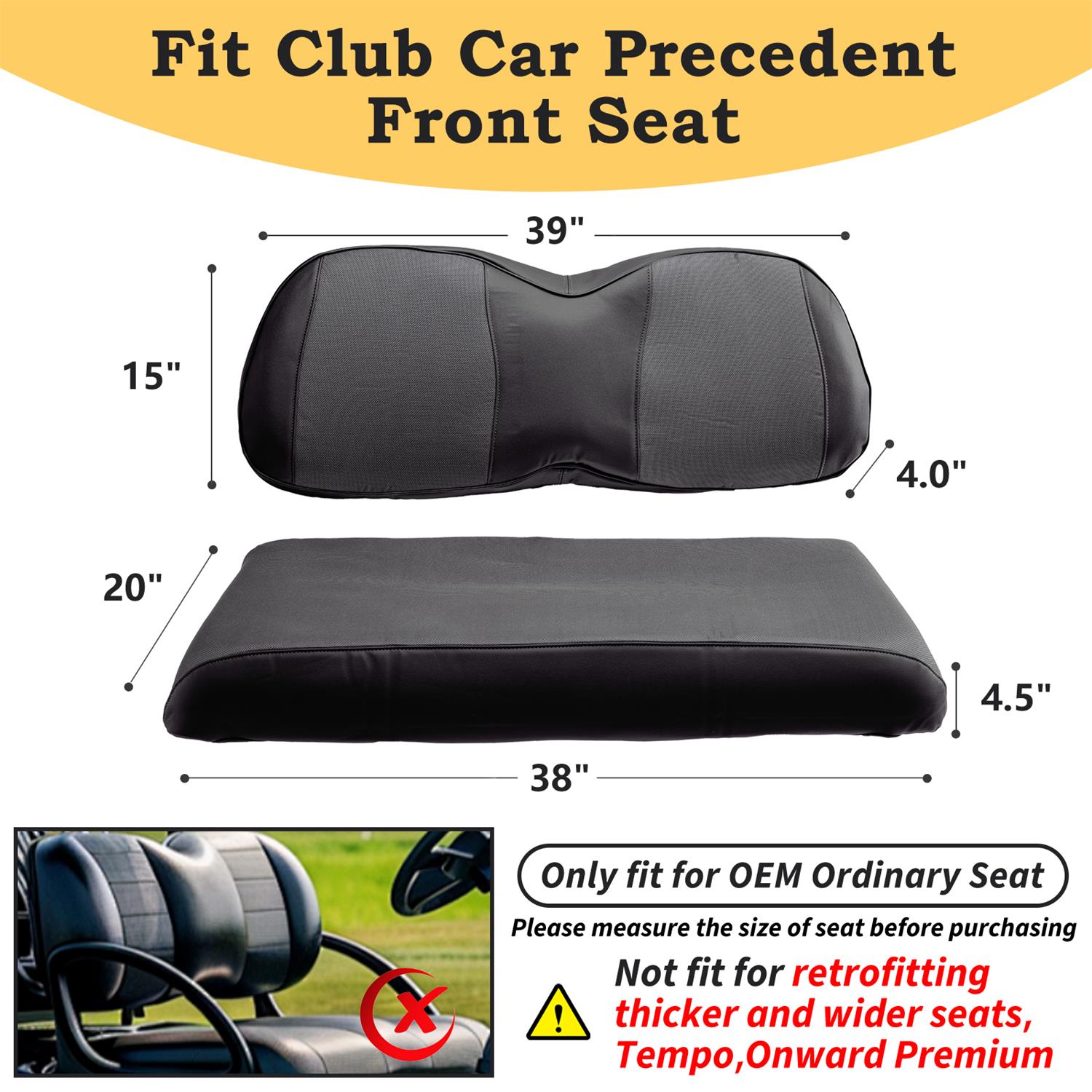 Precedent Golf Cart Seat Covers (4)