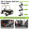 4 Passenger Golf Cart Cargo Net for Club Car EZGO Yamaha Adjustable Elastic Storage Net Black Washable Grocery Shopping Bag