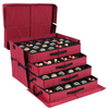 Christmas Ornament Storage Box 3 Trays 72 Ornament and 4 Trays 96 Ornament