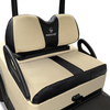 Golf Cart Seat Covers for Club Car Precedent Front Standard Seat,Breathable Air Mesh and Leather,Adjustable Buckles and Drawstring