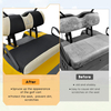 Golf Cart Seat Covers Fit for EZGO TXT RXV Club Car DS After 2000 Front Standard Seat,Stretchy Breathable Fabric Washable (Black&Beige)