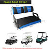 Golf Cart Seat Covers Fit for Yamaha G22 G19 G16 G9 G8 G6 G2 Club Car DS Pre-2000 Front Seat Cover Stretchy Breathable Washable（Black & Blue )