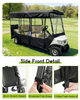 Golf Cart Enclosure for 6 Passenger for Club Car Villager, Waterproof Windproof Driving Rain Cover with 4-Sided Clear Windows Roll-Up Zipper Door