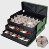 Christmas Ornament Storage Box 3 Trays 72 Ornament and 4 Trays 96 Ornament