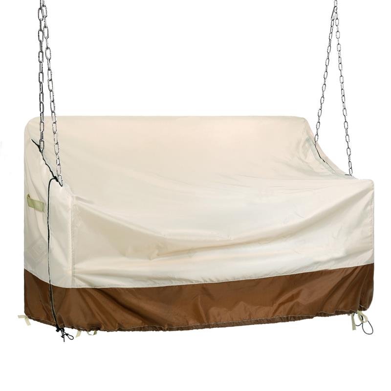 Hanging Porch Swing Cover Outdoor Swing Bench Cover, Waterproof Patio Swing Cover for Outdoor Furniture