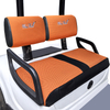 Golf Cart Seat Covers Fit Yamaha G22 Front Seat Covers Thicken Breathable Mesh with Vinyl Leather for Ordinary Cushion