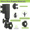 Heavy-duty Golf Push Cart Umbrella Holder 180° Adjustable for Stroller Bicycle Bike Wheelchair Mobility Scooter Beach Chair Windproof Universal Umbrella Bracket
