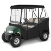 Golf Cart Enclosure for 2 Passenger for Precedent / Tempo / Onward / TXT / RXV / G29, Waterproof Windproof Driving Rain Cover with 4-Sided Clear Windows Roll-Up Zipper Door 