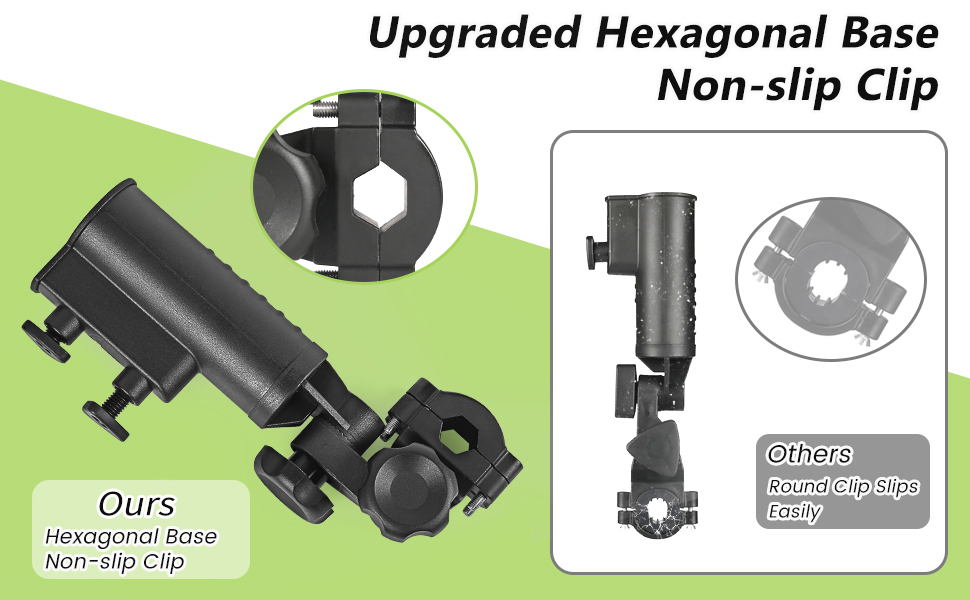 Heavy-duty Golf Push Cart Umbrella Holder (2)