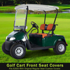 Golf Cart Seat Covers Fit for EZGO RXV Front Seat Covers Breathable Mesh Patchwork Vinyl Leather Ordinary Cushion Covers