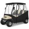Golf Cart Enclosure for 2 Passenger for Precedent / Tempo / Onward / TXT / RXV / G29, Waterproof Windproof Driving Rain Cover with 4-Sided Clear Windows Side Roll-Up Zipper Door 