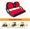 Golf Cart Seat Covers Fit for Club Car Precedent Tempo Yamaha G29 Front Standard Seat,Stretchy Breathable Fabric Washable (Red&Black)