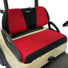 Golf Cart Front Seat Covers for EZGO TXT RXV & Club Car Precedent DS TEMPO &Yamaha G29 G22(Breathable Polyester Mesh Cloth)