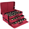 Christmas Ornament Storage Box 3 Trays 72 Ornament and 4 Trays 96 Ornament