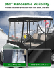 Golf Cart Enclosure for 2 Passenger for Precedent / Tempo / Onward / TXT / RXV / G29, Waterproof Windproof Driving Rain Cover with 4-Sided Clear Windows Roll-Up Zipper Door 