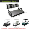 Golf Cart Seat Covers Fit for Yamaha G22 G19 G16 G9 G8 G6 G2 Club Car DS Pre-2000 Front Seat Cover Stretchy Breathable Washable(Grey & Black)