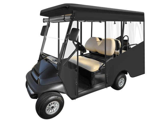 Golf Cart Enclosures 4 Passenger for Club Car Precedent Long Roof 2+2 Seater