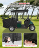 4 Passenger Short Roof Golf Cart Enclosure for EZGO RXV 2+2 Seater 