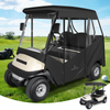 2 Passenger Golf Cart Enclosure for Club Car Precedent 600D Waterproof Driving Rain Cover