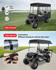 4 Passenger Golf Cart Enclosure for EZGO Express S4 2+2 Seater Long Roof