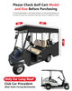 Golf Cart Enclosures 4 Passenger for Club Car Precedent Long Roof 2+2 Seater