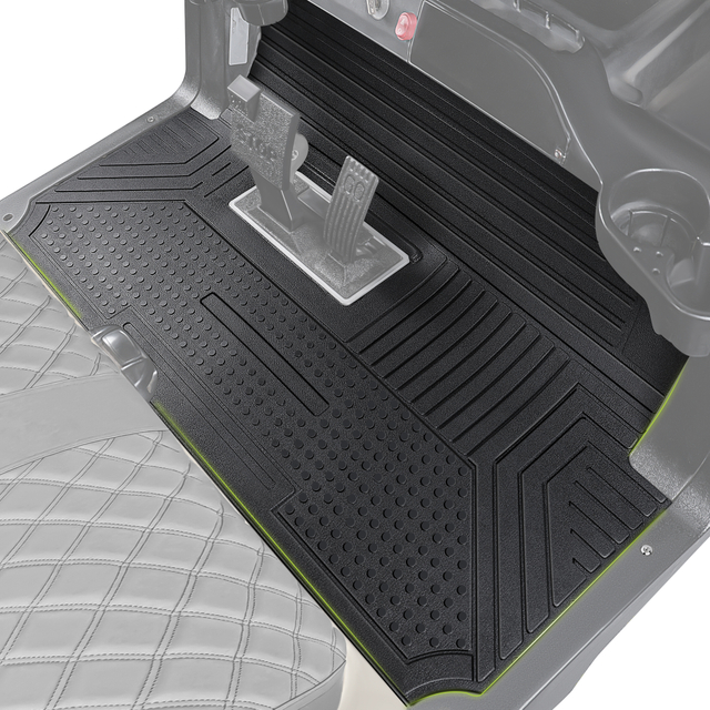 Golf Cart Floor Mat for Club Car Precedent, Full Coverage Rubber Floor Liner, Anti-Slip & Durable