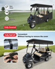 Golf Cart Enclosures 4 Passenger for Club Car Precedent Long Roof 2+2 Seater