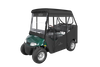 2 Passenger Golf Cart Enclosures for EZGO RXV Full Roll Up Clear Windows & Doors