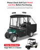 4 Passenger Short Roof Golf Cart Enclosure for EZGO RXV 2+2 Seater 
