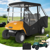 Short Roof 2+2 Seater Golf Cart Enclosure 4 Passenger for Ezgo TXT Golf Cart Cover 