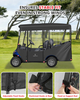 Golf Cart Enclosures 4 Passenger,Golf Cart Cover for Yamaha Long Roof 2+2 Seater