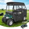 2 Passenger Golf Cart Enclosures for EZGO RXV Full Roll Up Clear Windows & Doors