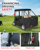 4 Passenger Short Roof Golf Cart Enclosure for EZGO RXV 2+2 Seater 