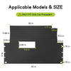 Golf Cart Floor Mat for Club Car Precedent, Full Coverage Rubber Floor Liner, Anti-Slip & Durable